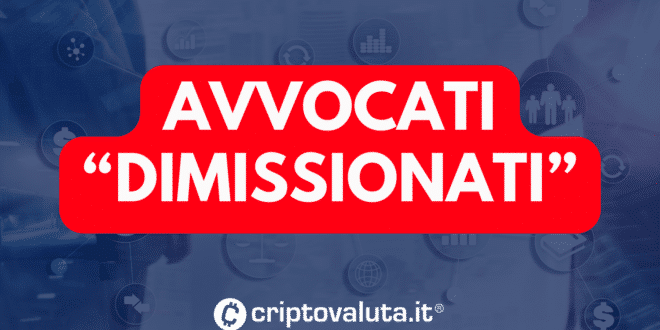 AVVOCATI DIMISSIONATI