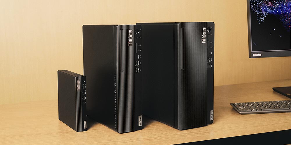 Familia de computadoras de escritorio Lenovo ThinkCentre M75 Gen 5 con capacidad de IA