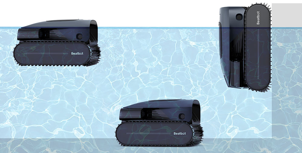 Beatbot AquaSense Pro limpia todas las superficies de la piscina