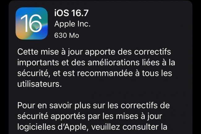 Selon Apple, l