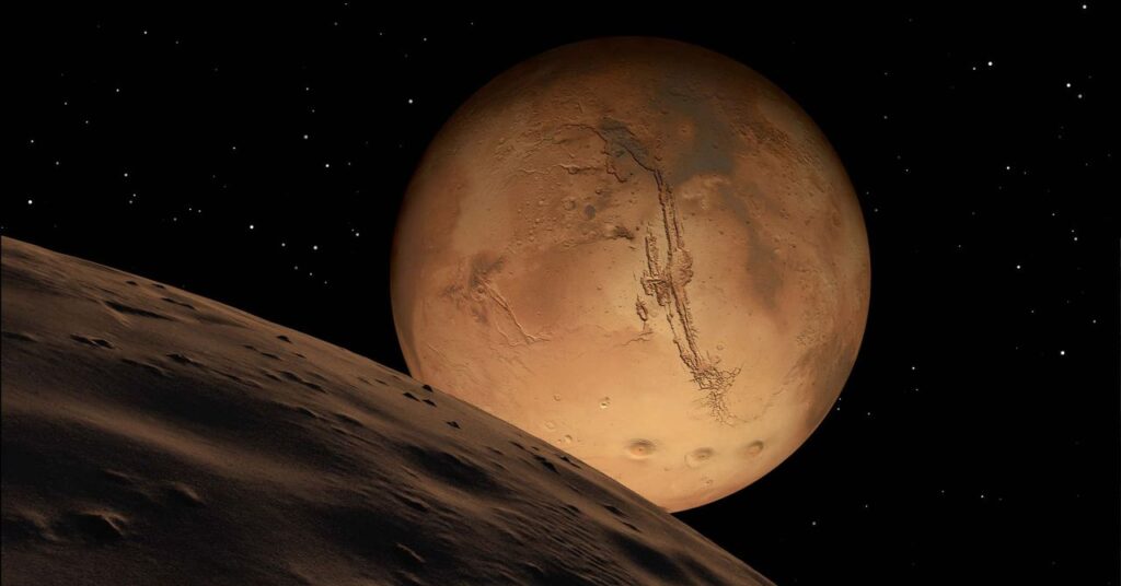 El plan salvaje para terraformar a Marte golpeando asteroides en él