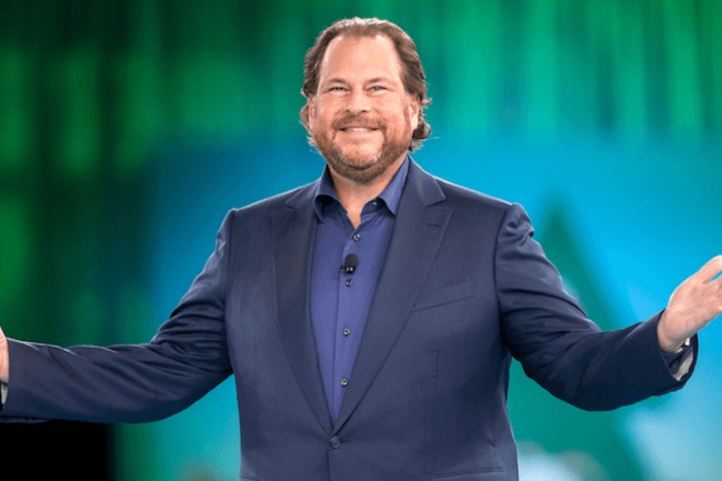 Marc Benioff, CEO de Salesforce, annonce que l